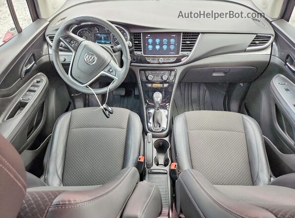 KL4CJASB7JB669736 2018 BUICK ENCORE Red Dashboard view