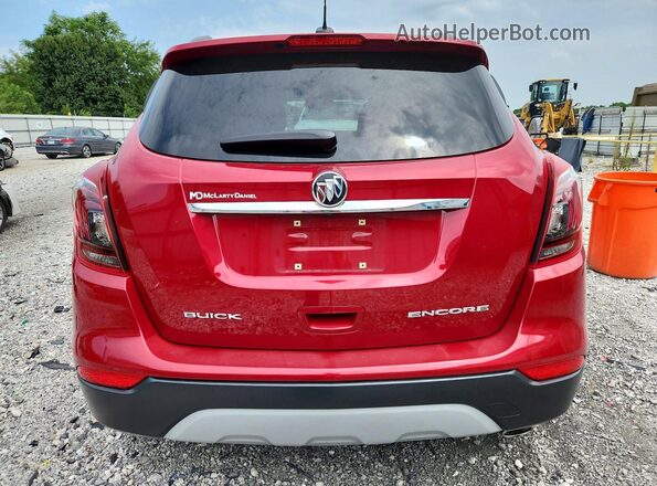 KL4CJASB7JB669736 2018 BUICK ENCORE Red Rear view