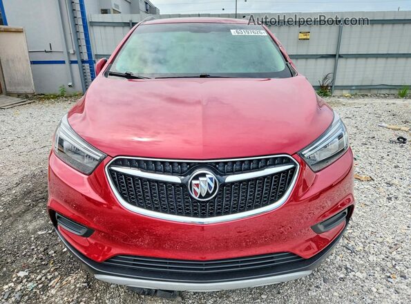 KL4CJASB7JB669736 2018 BUICK ENCORE Red Front view