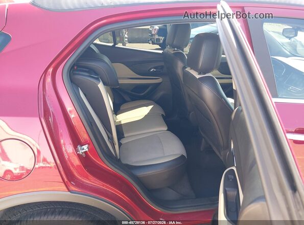 KL4CJASB7JB693647 2018 BUICK ENCORE Red VIN კოდის სტიკერის ხედი