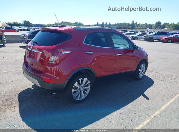 KL4CJASB7JB693647 2018 BUICK ENCORE Red უკანა მარჯვენა