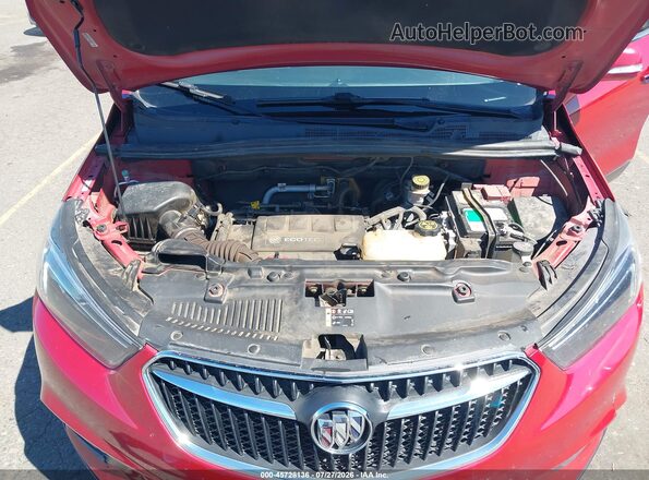 KL4CJASB7JB693647 2018 BUICK ENCORE Red უკანა ხედი