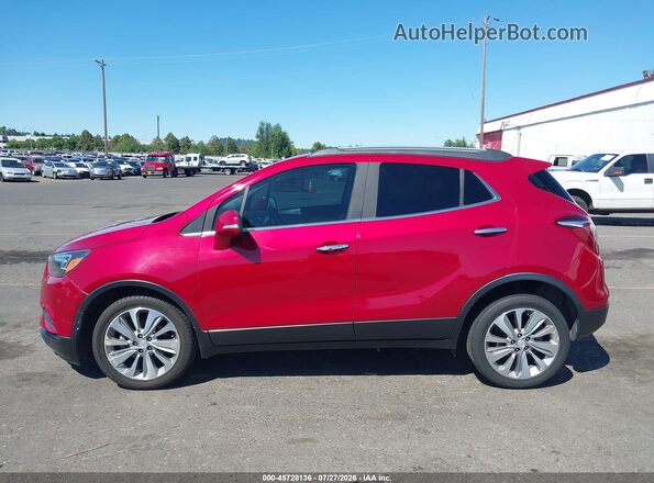 KL4CJASB7JB693647 2018 BUICK ENCORE Red სალონის 360-გრადუსიანი ხედი