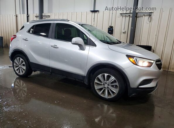 KL4CJASB7KB716300 2019 BUICK ENCORE Silver Przód prawy