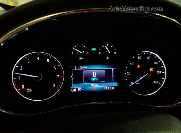 KL4CJASB7KB716300 2019 BUICK ENCORE Silver Widok zestawu wskaźników