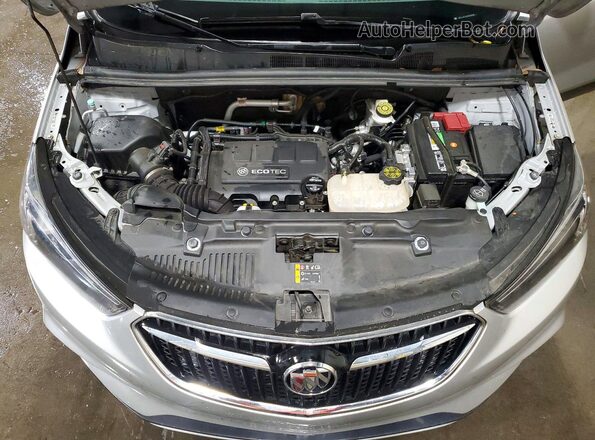 KL4CJASB7KB716300 2019 BUICK ENCORE Silver Widok komory silnika