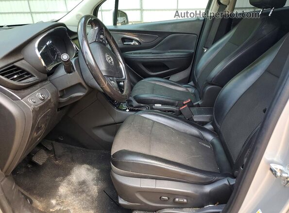 KL4CJASB7KB934057 2019 BUICK ENCORE Silver წინა სალონის ხედი