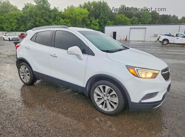 KL4CJASB8JB685783 2018 BUICK ENCORE White Delantero derecho