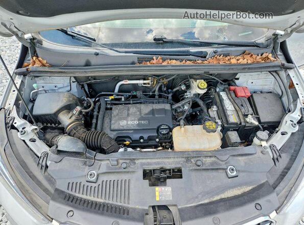 KL4CJASB8KB886309 2019 BUICK ENCORE Серебряный Вид подкапотного пространства