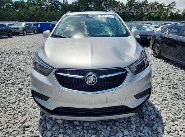 KL4CJASB8KB886309 2019 BUICK ENCORE Серебряный Вид спереди