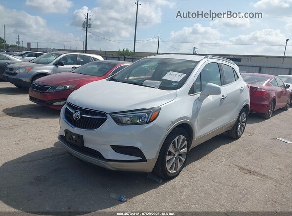 KL4CJASB8LB324699 2020 BUICK ENCORE White წინა მარცხენა ხედი სამი მეოთხედიდან