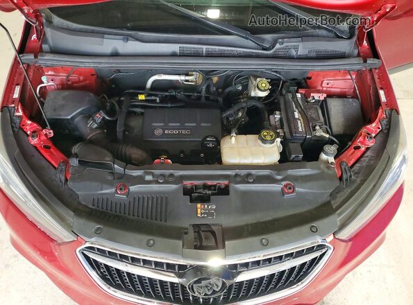 KL4CJASB9HB067964 2017 BUICK ENCORE Red Widok wnętrza z tyłu