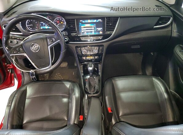 KL4CJASB9HB067964 2017 BUICK ENCORE Red Widok deski rozdzielczej