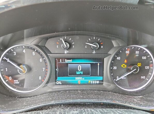 KL4CJASB9HB155350 2017 BUICK ENCORE Gray Vista del cuadro de instrumentos