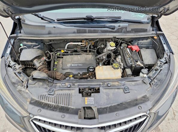 KL4CJASB9HB155350 2017 BUICK ENCORE Gray Vista del compartimento del motor