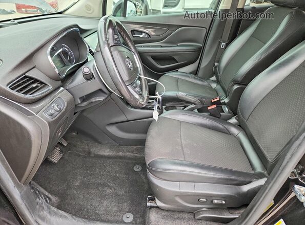KL4CJASB9JB522592 2018 BUICK ENCORE Black Widok wnętrza z przodu