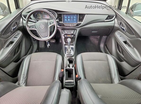 KL4CJASB9JB522592 2018 BUICK ENCORE Black Widok deski rozdzielczej