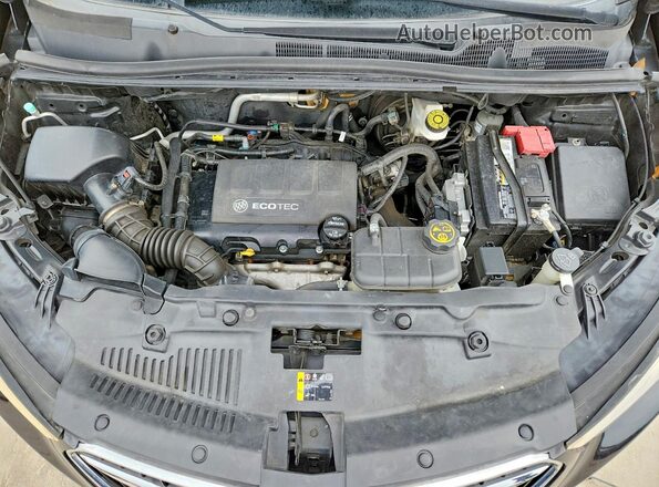 KL4CJASB9JB522592 2018 BUICK ENCORE Black Widok wnętrza z tyłu