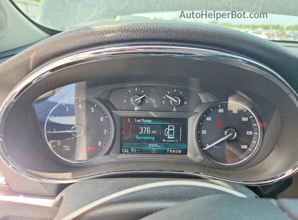 KL4CJASB9JB573929 2018 BUICK ENCORE Black Вид щитка приладів