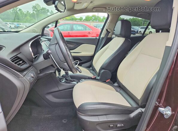 KL4CJASB9JB680236 2018 BUICK ENCORE Purple წინა სალონის ხედი