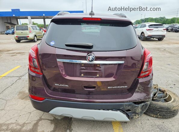 KL4CJASB9JB680236 2018 BUICK ENCORE Purple უკანა ხედი