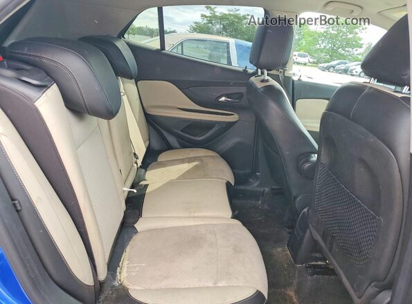 KL4CJASB9JB704339 2018 BUICK ENCORE Синий Вид задней части салона