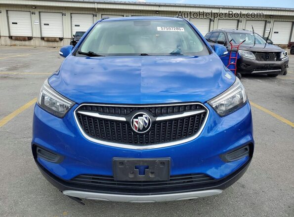 KL4CJASB9JB704339 2018 BUICK ENCORE Синий Вид спереди