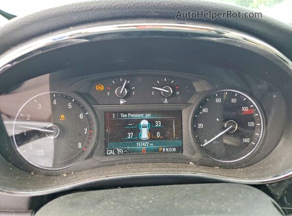 KL4CJASB9JB704339 2018 BUICK ENCORE Синий Вид щитка приборов