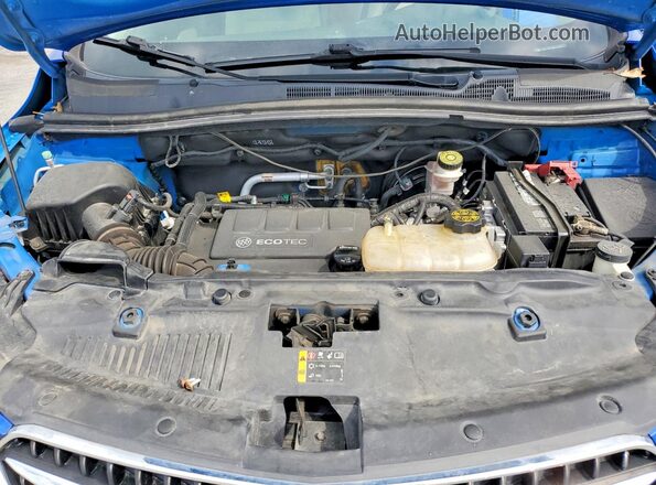 KL4CJASB9JB704339 2018 BUICK ENCORE Синий Вид подкапотного пространства