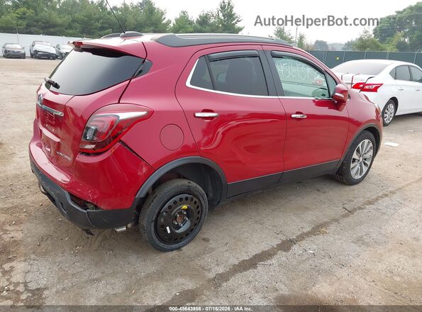 KL4CJASB9KB704732 2019 BUICK ENCORE Красный Задняя правая четверть