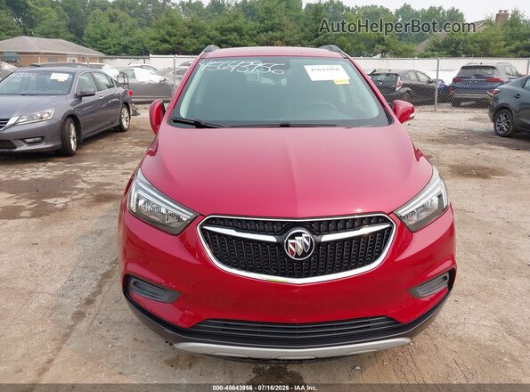 KL4CJASB9KB704732 2019 BUICK ENCORE Красный Вид задней части салона