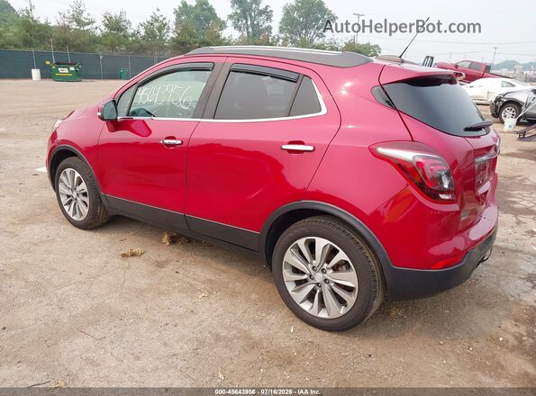 KL4CJASB9KB704732 2019 BUICK ENCORE Красный Задняя левая четверть