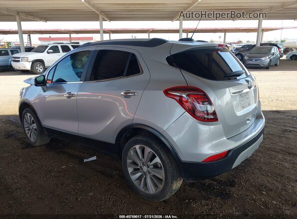 KL4CJASB9KB740078 2019 BUICK ENCORE Серебряный Задняя левая четверть