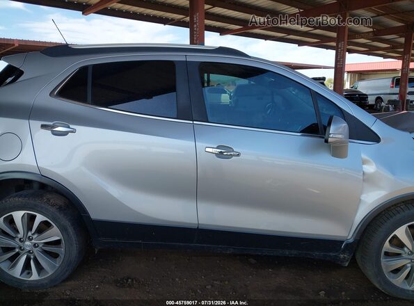 KL4CJASB9KB740078 2019 BUICK ENCORE Серебряный Вид задней части салона