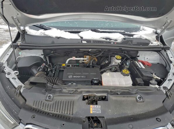 KL4CJASB9KB963267 2019 BUICK ENCORE Silver Вид підкапотного простору