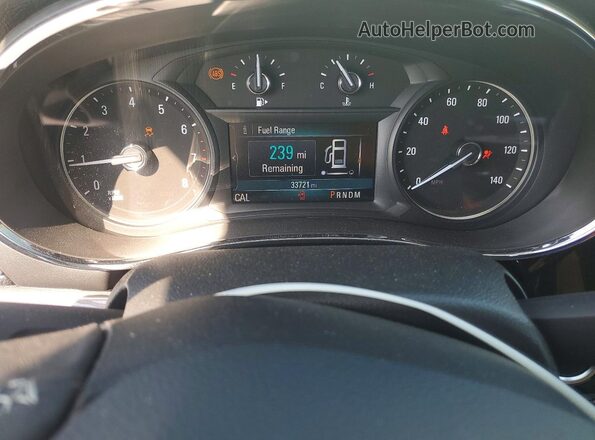 KL4CJASB9LB342077 2020 BUICK ENCORE White Вид щитка приладів