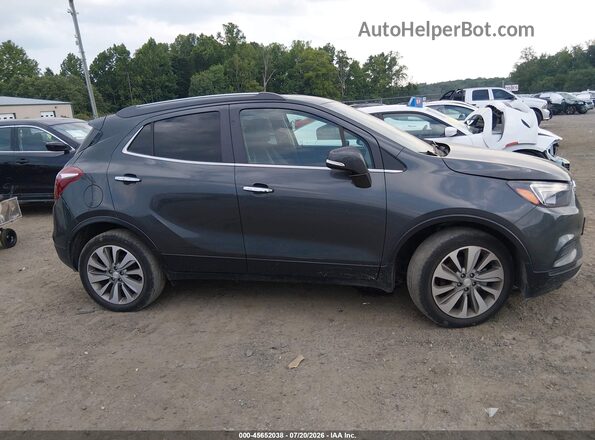 KL4CJASBXHB059694 2017 BUICK ENCORE Серый Вид задней части салона