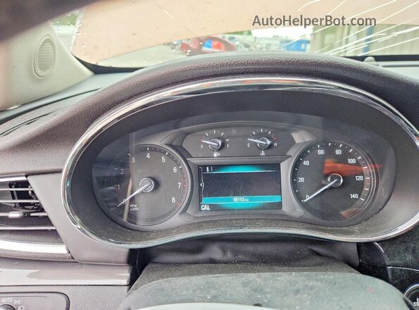 KL4CJASBXHB062319 2017 BUICK ENCORE Brown Vista del cuadro de instrumentos
