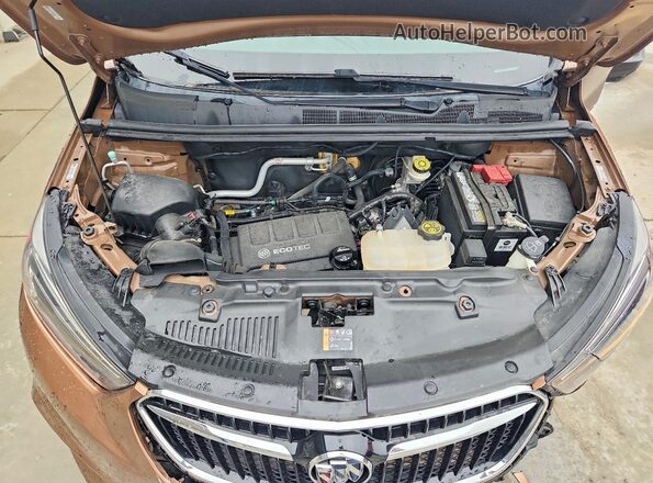 KL4CJASBXHB062319 2017 BUICK ENCORE Brown Vista del compartimento del motor