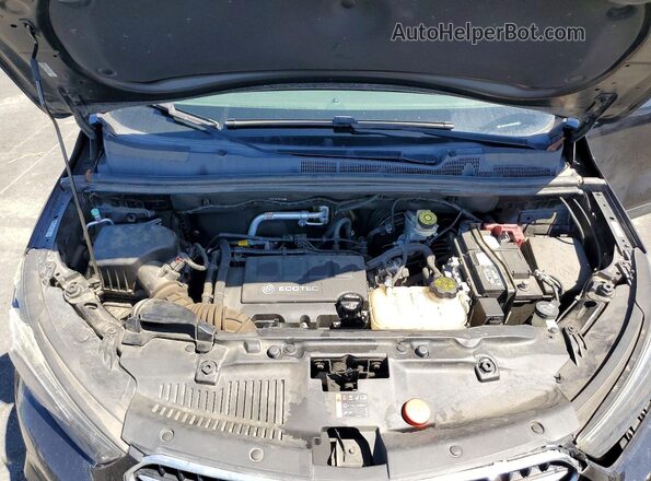 KL4CJASBXHB218696 2017 BUICK ENCORE Black ძრავის განყოფილების ხედი