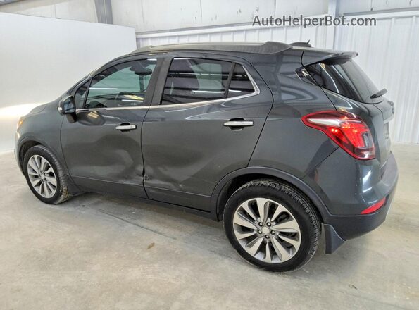 KL4CJASBXJB689608 2018 BUICK ENCORE Gray Rear left