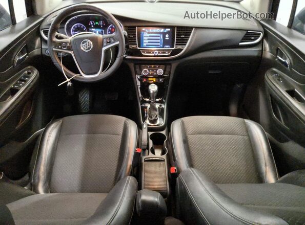 KL4CJASBXJB689608 2018 BUICK ENCORE Gray Dashboard view