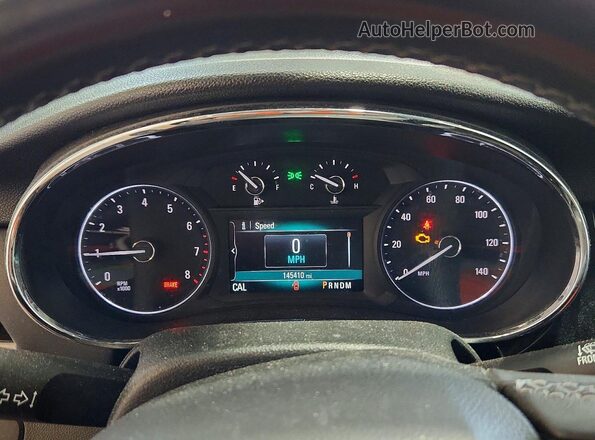KL4CJASBXJB698289 2018 BUICK ENCORE Black Սարքավորումների վահանակի տեսք