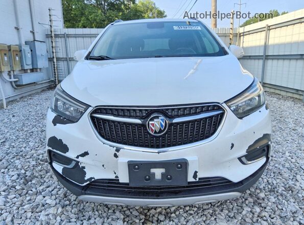 KL4CJASBXJB705726 2018 BUICK ENCORE White Vista frontal