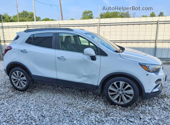 KL4CJASBXJB705726 2018 BUICK ENCORE White Delantero derecho