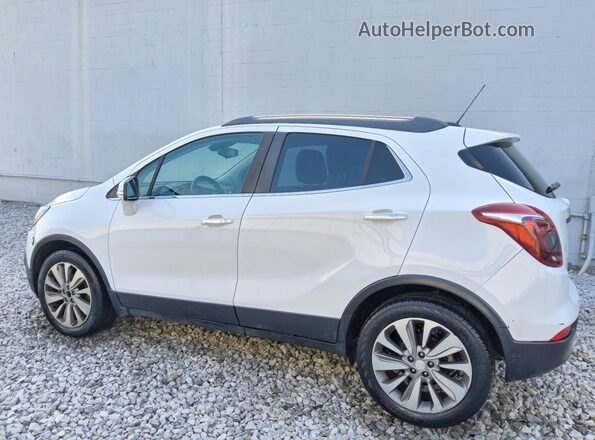 KL4CJASBXJB705726 2018 BUICK ENCORE White Trasero izquierdo