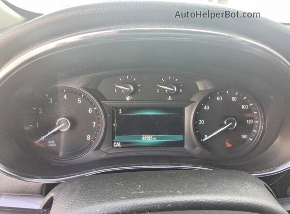 KL4CJASBXJB705726 2018 BUICK ENCORE White Vista del cuadro de instrumentos