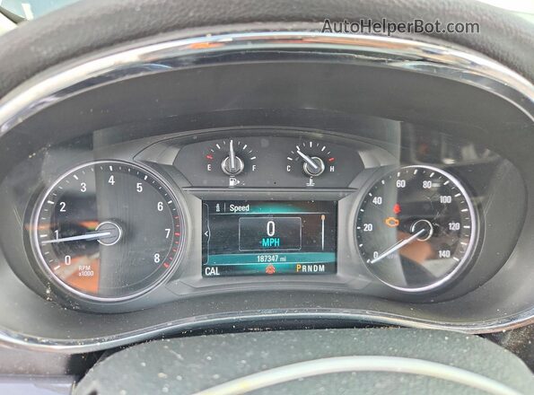 KL4CJASBXJB715026 2018 BUICK ENCORE Gray Սարքավորումների վահանակի տեսք