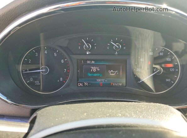 KL4CJASBXKB772022 2019 BUICK ENCORE Белый Вид щитка приборов