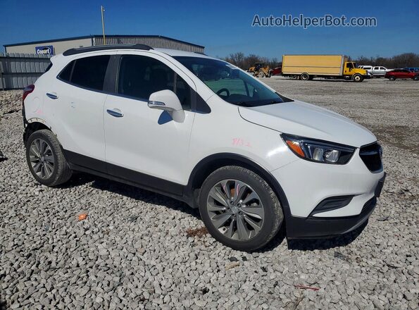 KL4CJASBXKB772022 2019 BUICK ENCORE Белый Передняя правая четверть